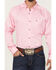 Image #3 - Ariat Men's Classic Fit Solid Twill Long Sleeve Button Down Western Shirt, Pink, hi-res