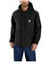 Image #1 - Carhartt Men's Shoreline Storn Defender Loose Heavyweight Zip-Front Work Jacket - Tall , Black, hi-res