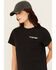 Image #3 - Wrangler RIGGS Women's Boot Barn Exclusive Talons Short Sleeve Graphic Work Tee, Black, hi-res