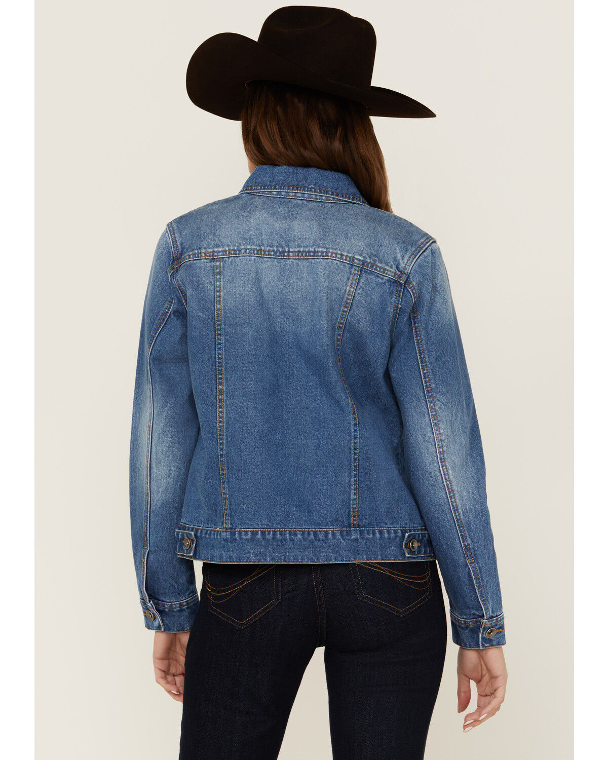 Image #4 - RANK 45® Women's Signature Denim Rancher Jacket, Medium Wash, hi-res