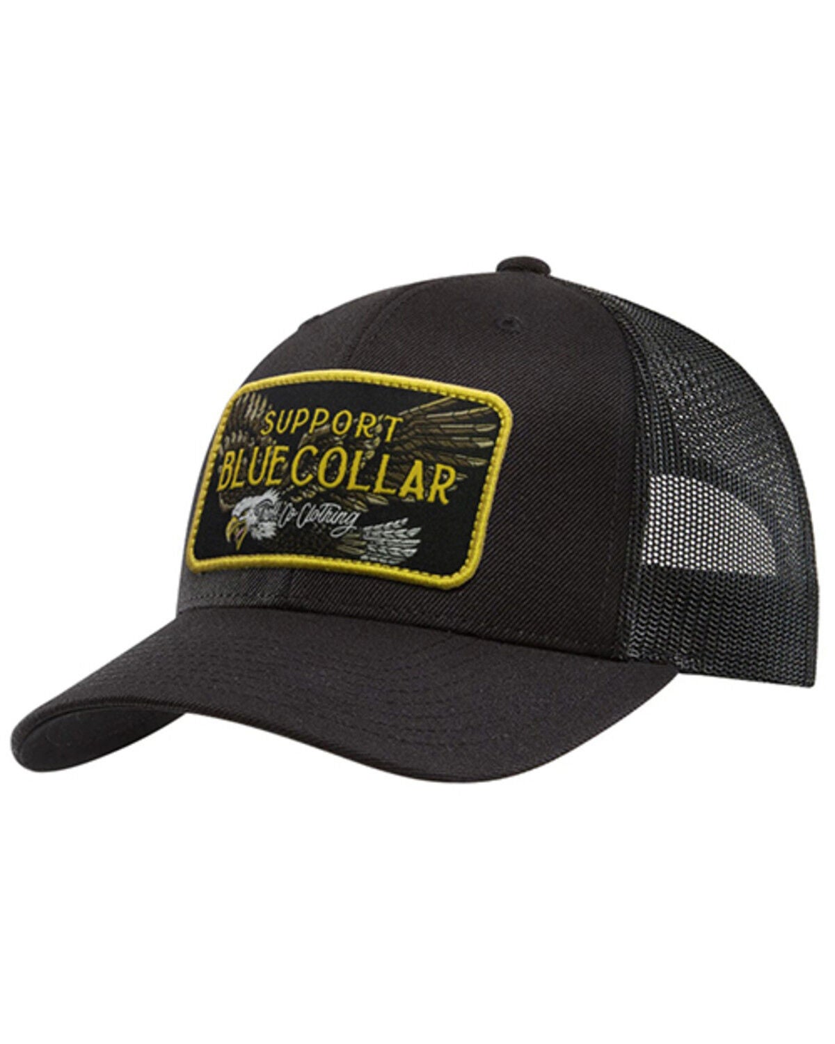Image #1 - Troll Co Men's Barricade Eagle Ball Cap, Black, hi-res