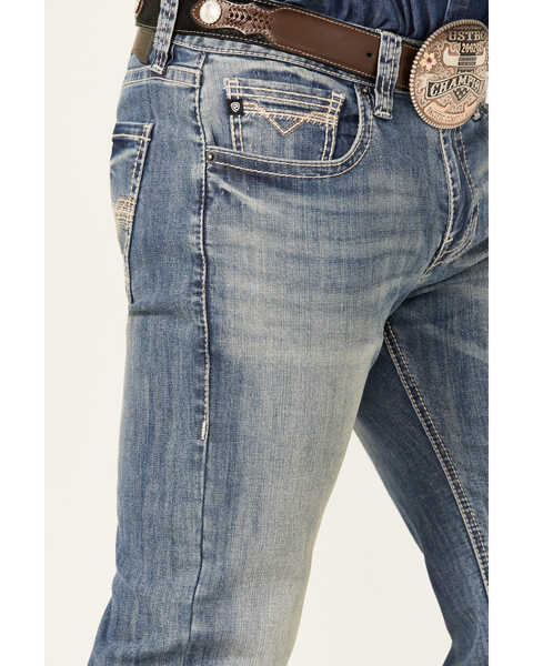 Rock & Roll Denim Men's Pistol Light Wash Reflex Stretch Stackable Bootcut  Jeans | Sheplers