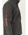 Image #3 - Ariat Men's Logo 2.0 Americana Softshell Jacket , Charcoal, hi-res