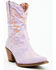 Image #1 - Dingo Women's Y'all Need Dolly Western Boots - Snip Toe , Purple, hi-res