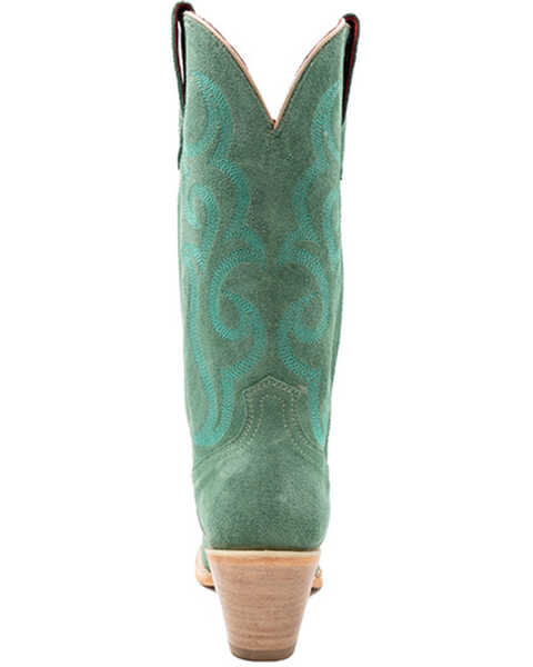 Image #5 - Ferrini Women's Quinn Western Boots - Pointed Toe , Seafoam, hi-res