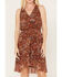 Image #3 - Idyllwind Women's Meshed Smock Mini Dress, Brown, hi-res