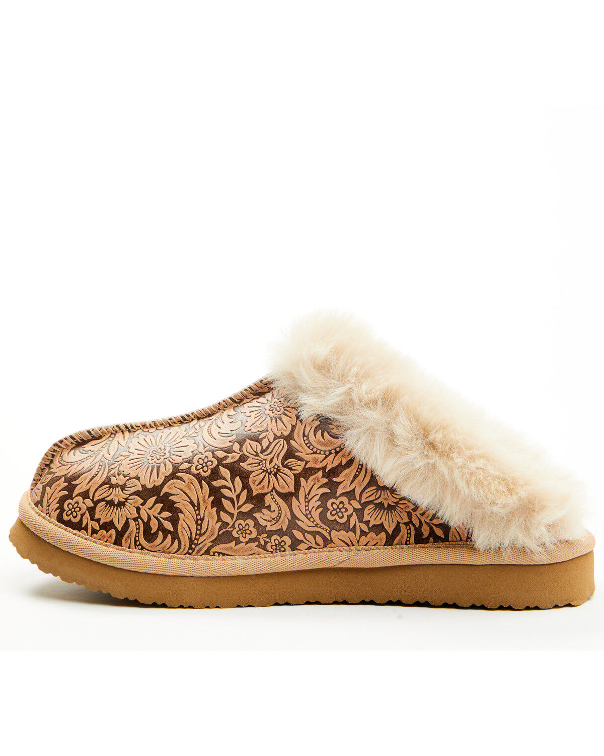 Image #3 - Very G Women's Lolly Embossed Slippers, Nude, hi-res