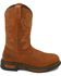 Image #2 - Rocky Men's Branson Waterproof Work Boots - Round Toe, Distressed, hi-res