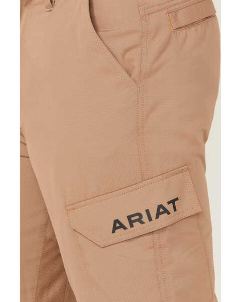 Image #2 - Ariat Men's M5 Work Flow Rebar Ultralight Straight Leg Work Pants , Beige/khaki, hi-res