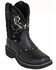 Justin Women's Mandra Western Boots - Square Toe, Black, hi-res