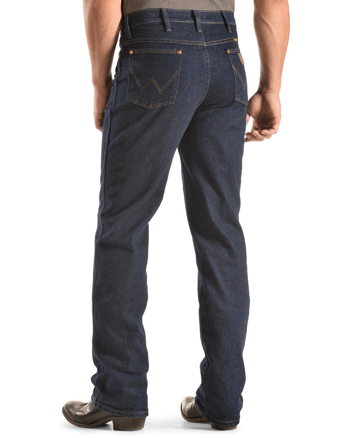 Image #1 - Wrangler Men's 937 Stretch Slim Cowboy Cut Jeans, Indigo, hi-res