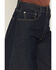 Image #2 - Ariat Women's Jazmine Dark Wash High Rise Super Wide Leg Stretch Denim Jeans, Dark Wash, hi-res