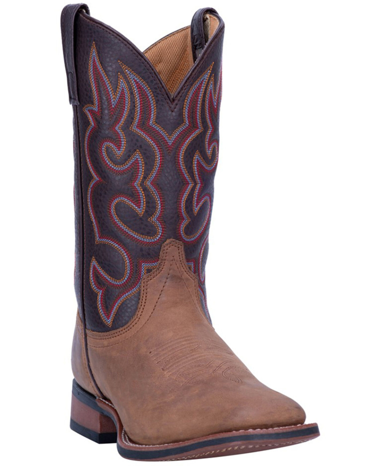 Laredo Men s Lodi Western Boots Broad Square Toe Sheplers
