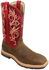 Image #1 - Twisted X Women's Western Work Boots - Steel Toe, Distressed, hi-res