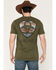 Image #1 - Ariat Men's Serape Shield Short Sleeve Graphic T-Shirt, Olive, hi-res