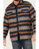 Image #3 - Ariat Men's Hartland Southwestern Snap Shirt Jacket, Navy, hi-res