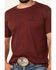 Image #3 - Browning Men's Built To Last Short Sleeve Graphic T-Shirt, Maroon, hi-res