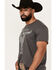 Image #2 - Cody James Men's Bullhead Guns Short Sleeve Graphic T-Shirt , Grey, hi-res