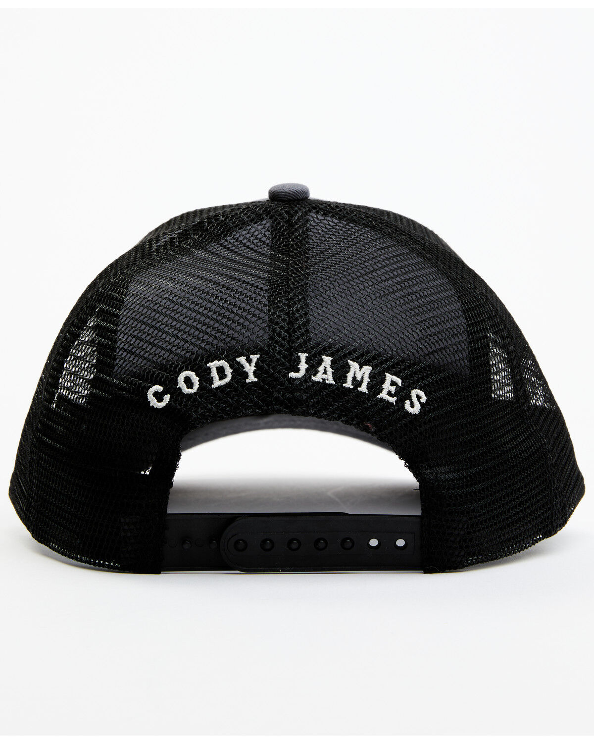 Image #3 - Cody James Men's Live Free Steer Head Ball Cap, Dark Grey, hi-res