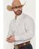 Image #2 - Wrangler Men's Classics Geo Print Long Sleeve Button-Down Western Shirt - Tall, Tan, hi-res