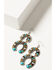 Image #1 - Shyanne Women's Bisbee Stacked Horseshoe Earrings, Silver, hi-res