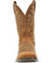 Image #4 - Durango Men's Westward Western Boots - Broad Square Toe, Tan, hi-res