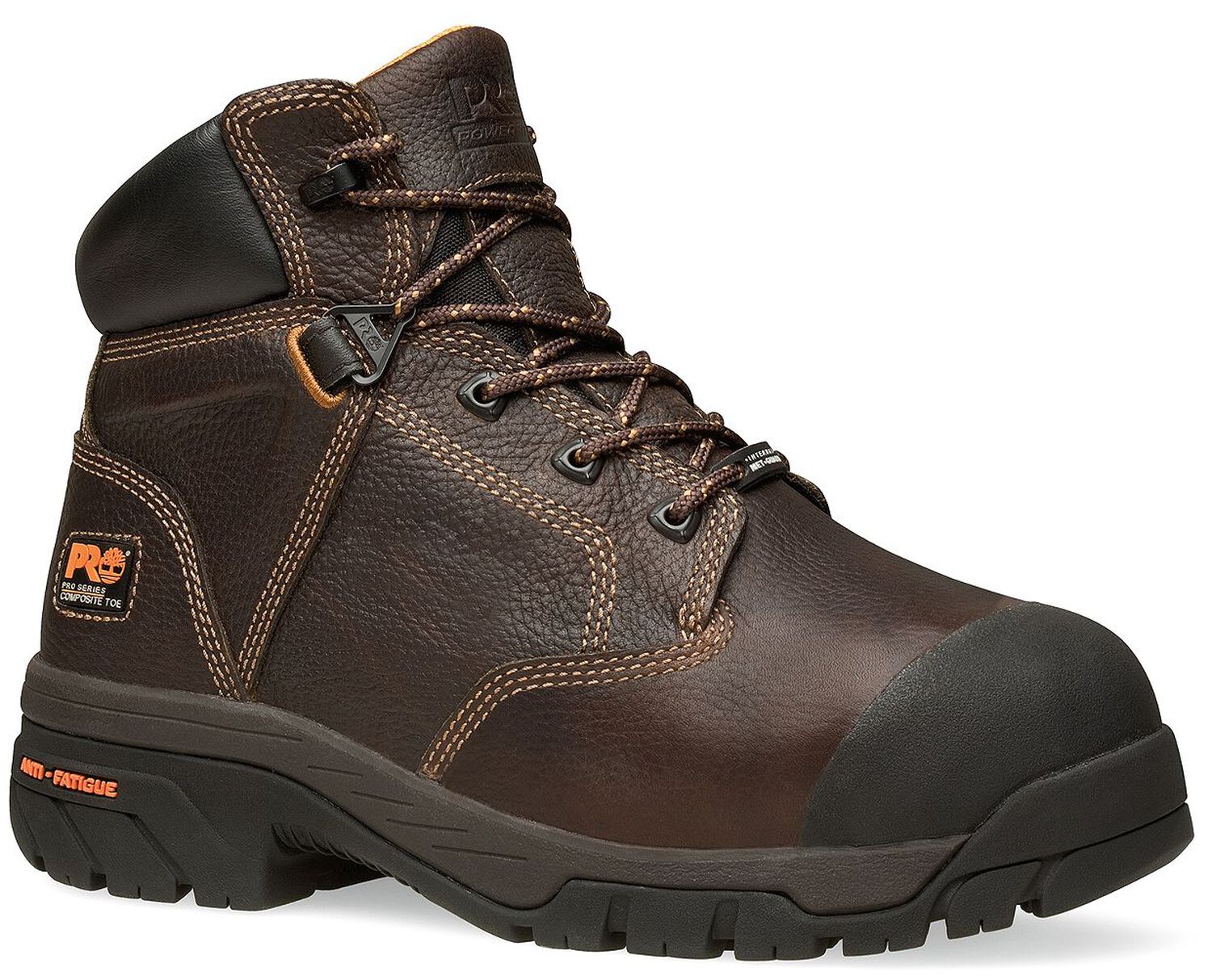 Image #1 - Timberland PRO Helix Metatarsal Guard 6" Lace-Up Work Boots - Composition Toe, Brown, hi-res