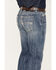Image #2 - Rock & Roll Denim Men's Pistol Medium Vintage Wash Straight Jeans , Medium Wash, hi-res