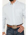 George Straight By Wrangler Men's Plaid Print Long Sleeve Button-Down Western Shirt, White, hi-res