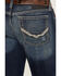 Image #4 - Ariat Men's Dark Wash M7 Ralston Mission Bootcut Jeans, Blue, hi-res