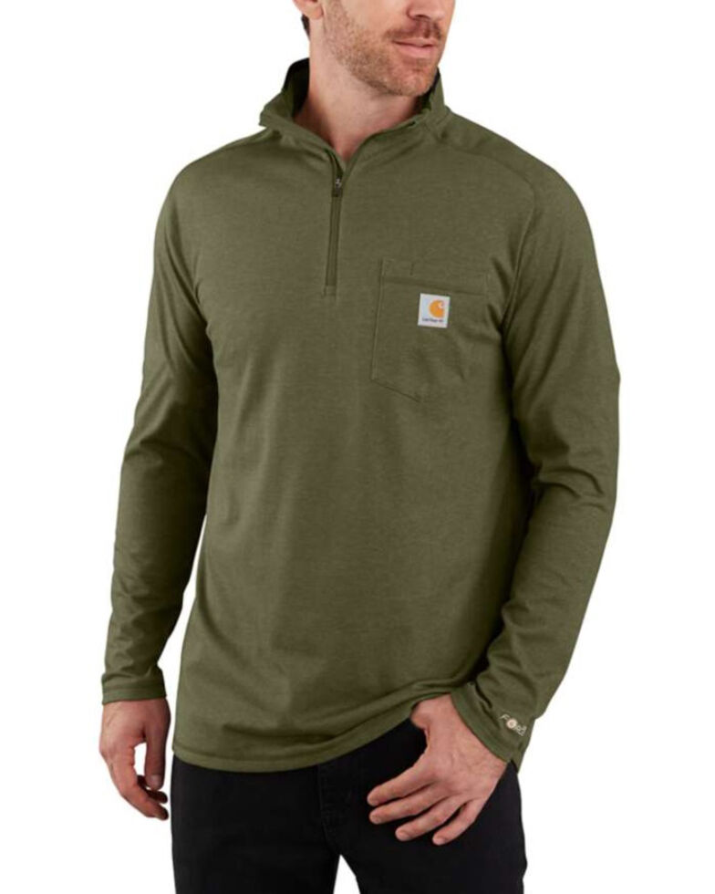 Download Carhartt Men's Force Relaxed Fit Quarter Zip Pullover ...