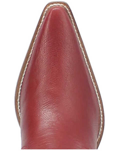 Image #6 - Dingo Women's Raisin Kane Tall Western Boots - Snip Toe , Red, hi-res