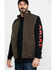 Image #3 - Ariat Men's Loden Rebar Washed Dura Canvas Insulated Work Vest - Big & Tall, Loden, hi-res