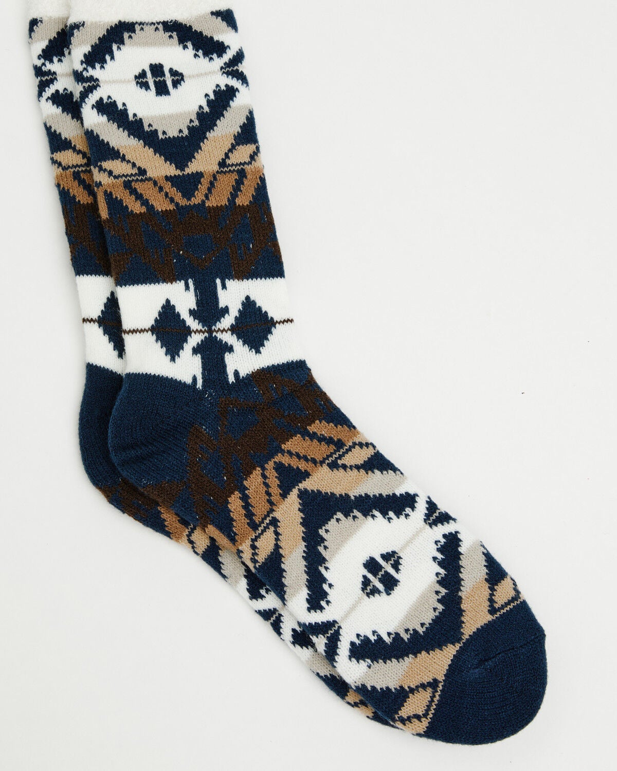 Cody James Men's Judson Southwestern Print Crew Socks, Blue, hi-res