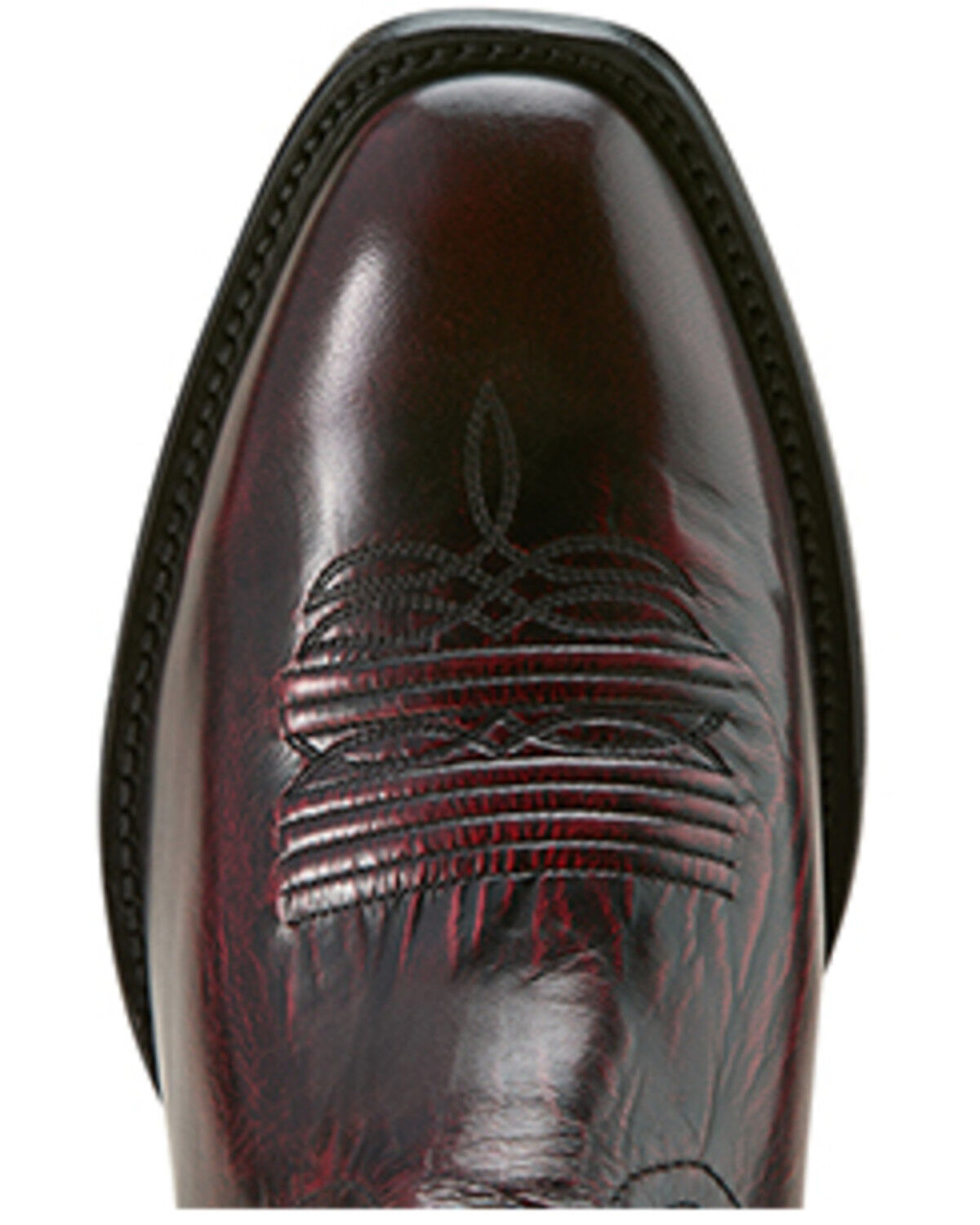Image #4 - Ariat Men's Willie Western Boots - Square Toe, Black Cherry, hi-res