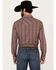 Image #4 - Cody James Men's Mountain Plaid Print Long Sleeve Snap Western Shirt, Turquoise, hi-res