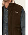 Powder River Outfitters Men's Concealed Carry Olive Brushed Canvas Storm Flap Vest , Olive, hi-res