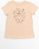 Image #1 - Shyanne Toddler Girls' Go West Short Sleeve Graphic Tee, Blush, hi-res
