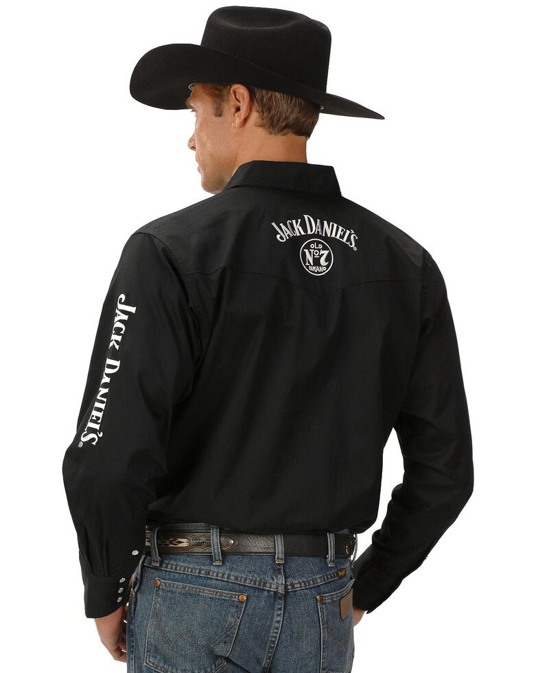 Jack Daniel S Men S Logo Rodeo Long Sleeve Western Shirt Sheplers