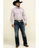 Image #6 - Roper Men's Classic Tan Plaid Long Sleeve Western Shirt , Tan, hi-res