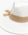 Image #2 - Nikki Beach Women's Shea Toyo Straw Western Fashion Hat , White, hi-res