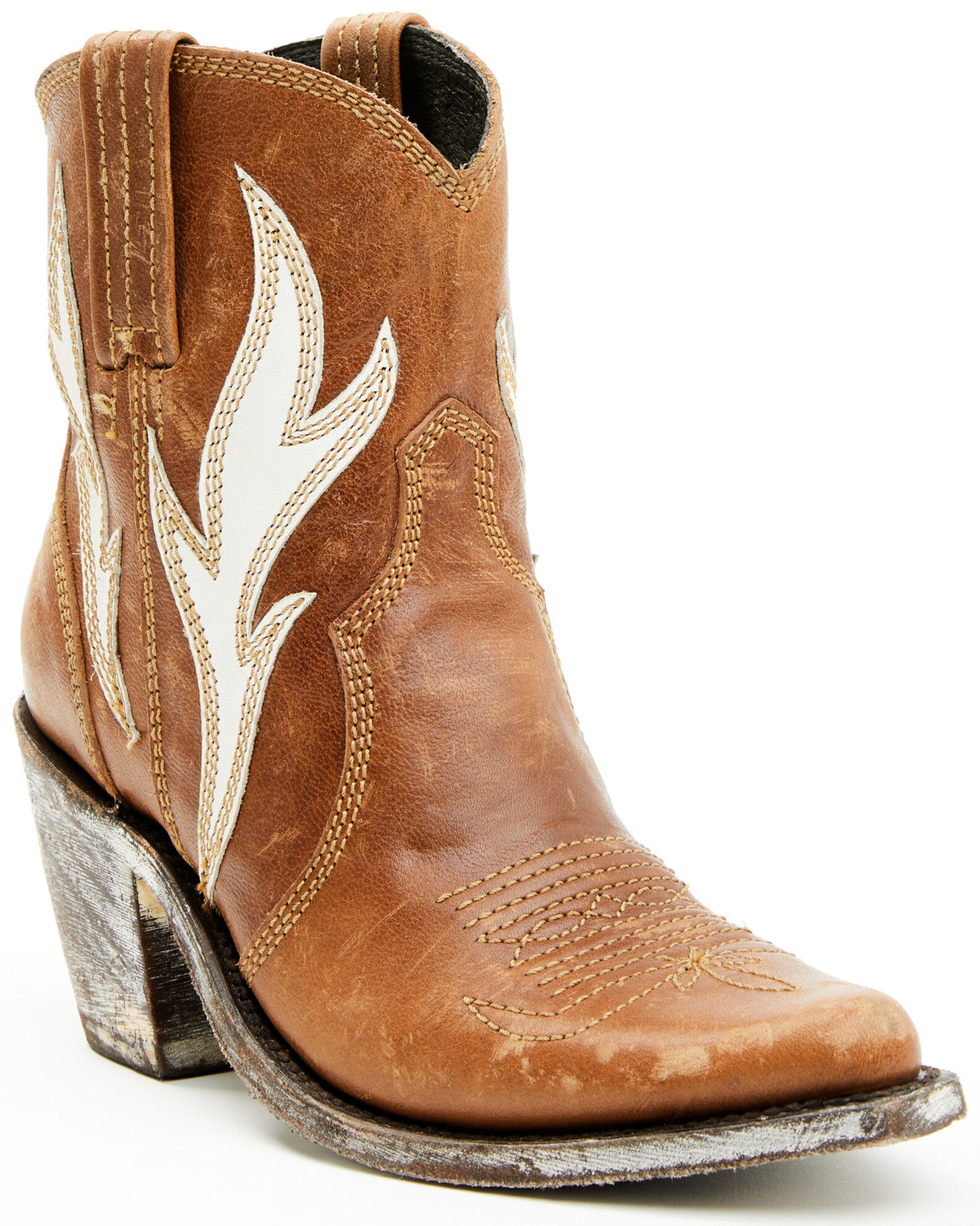 Liberty Black Women s Evan Flame Western Booties Snip Toe Sheplers