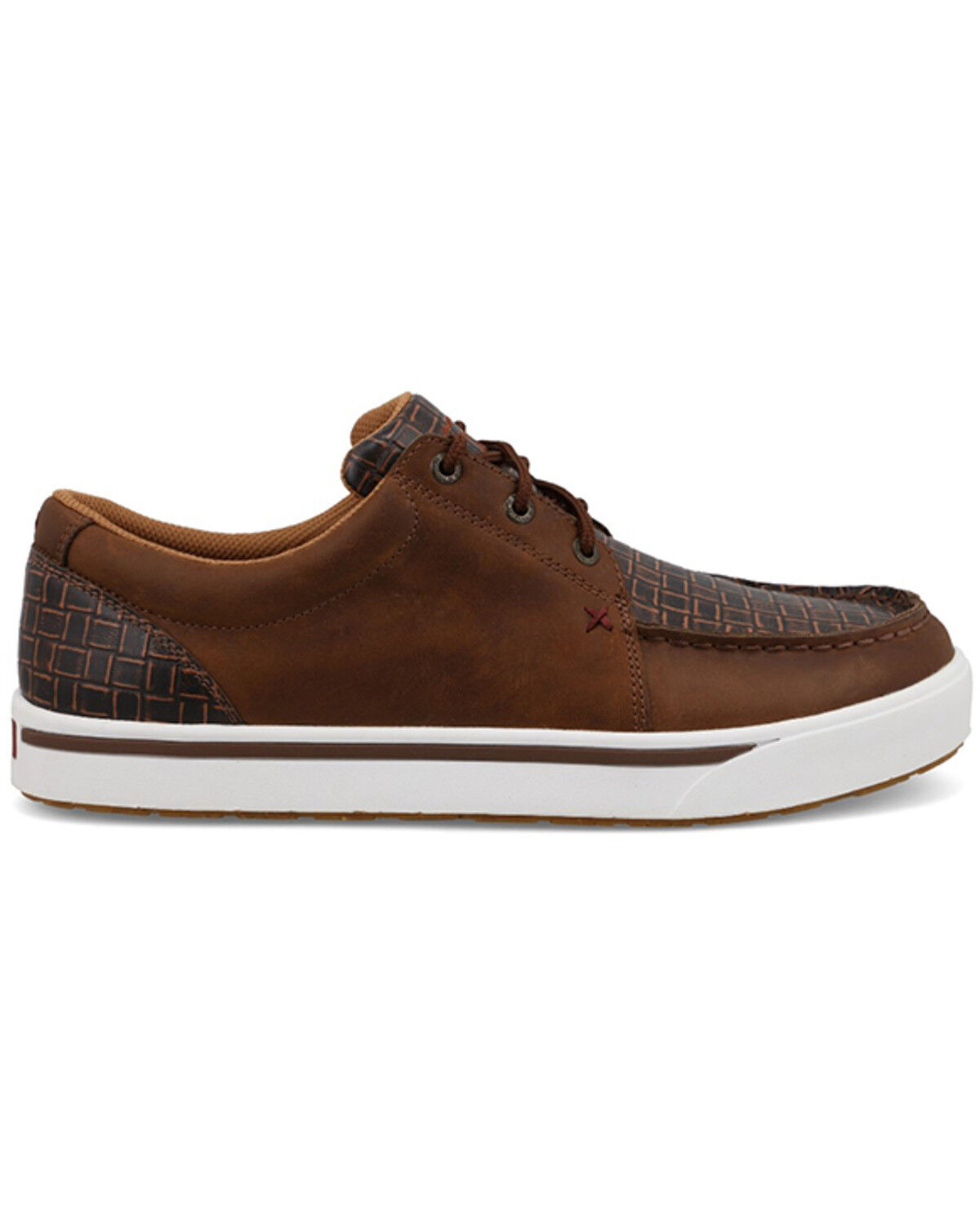 Image #2 - Twisted X Men's Kicks Casual Shoes - Moc Toe, Chocolate, hi-res