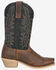 Image #2 - Smoky Mountain Men's Santa Fe Performance Western Boots - Square Toe, Brown/black, hi-res