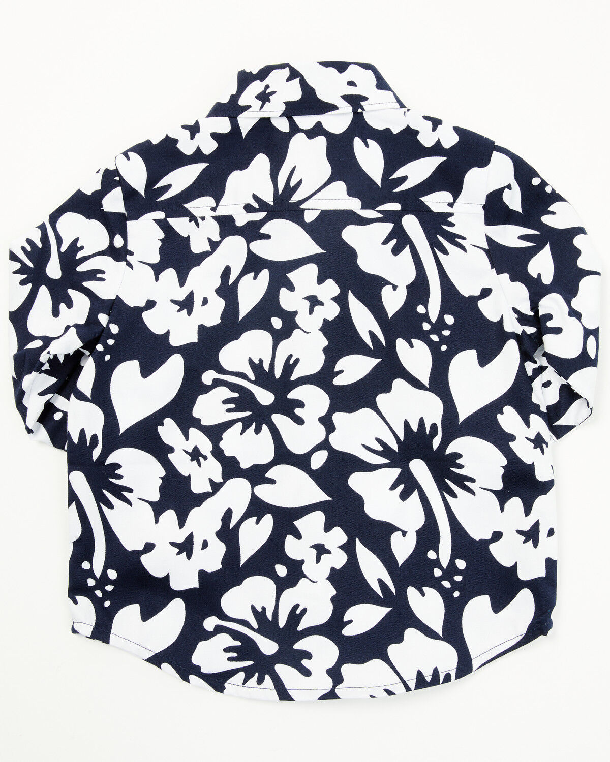 Image #3 - Cinch Infant Boys' Floral Print Long Sleeve Button-Down Western Shirt, Navy, hi-res