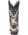 Corral Women's White Overlay Western Boots - Square Toe, Cream/black, hi-res