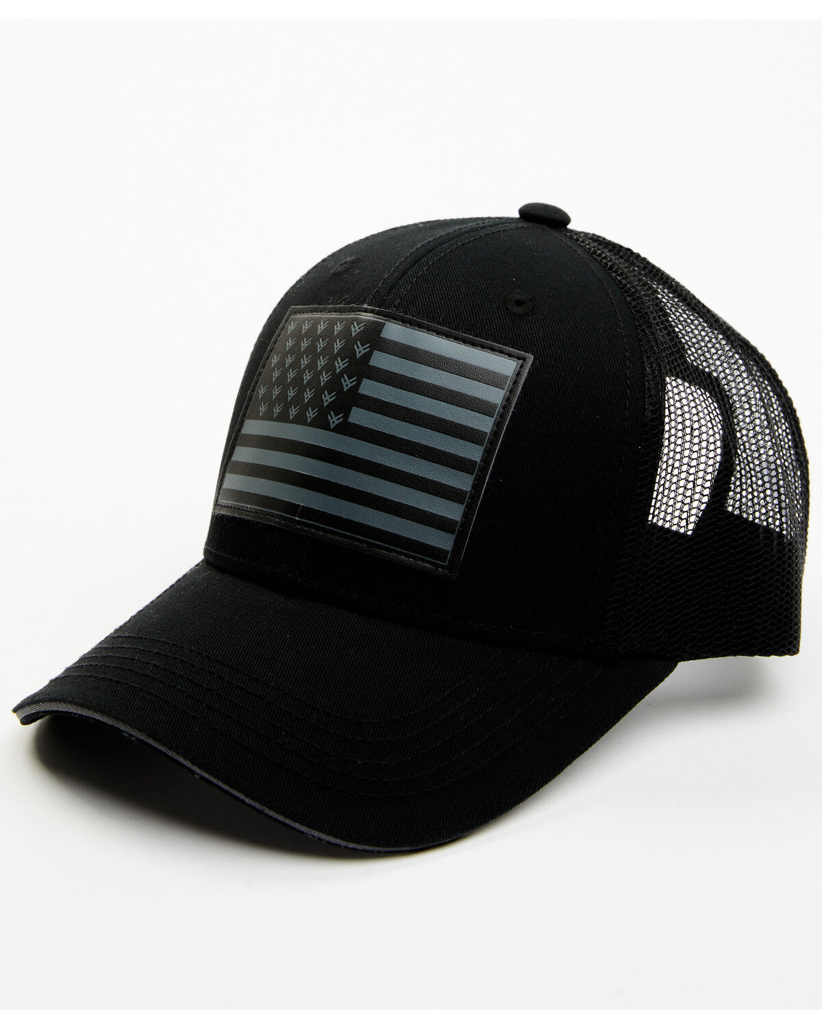Image #1 - Hawx Men's Flag Patch Ball Cap, Black, hi-res