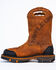 Image #5 - Cody James Men's 11" Decimator Western Work Boots - Nano Composite Toe, Brown, hi-res