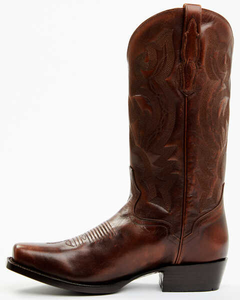 El Dorado Men's Calf Leather Western Boots - Square Toe, Tan, hi-res