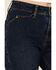 Image #2 - Rock & Roll Denim Women's Dark Wash High Rise Flare Stretch Denim Jeans, Dark Wash, hi-res